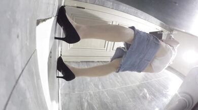 十二月新流出厕拍大神给KTV酒吧送酒潜入女厕偷拍小姐尿尿侧蹲高跟姐姐对着镜头尿
